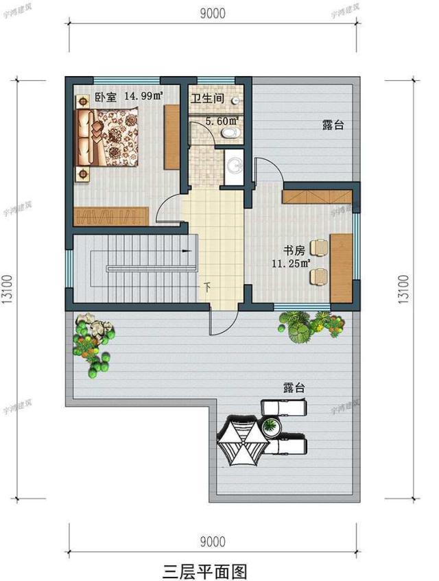 三層的豪華自建住宅設(shè)計(jì) 三層的豪華自建住宅設(shè)計(jì)